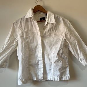 🍊Levi's Jeans white button up shirt size L